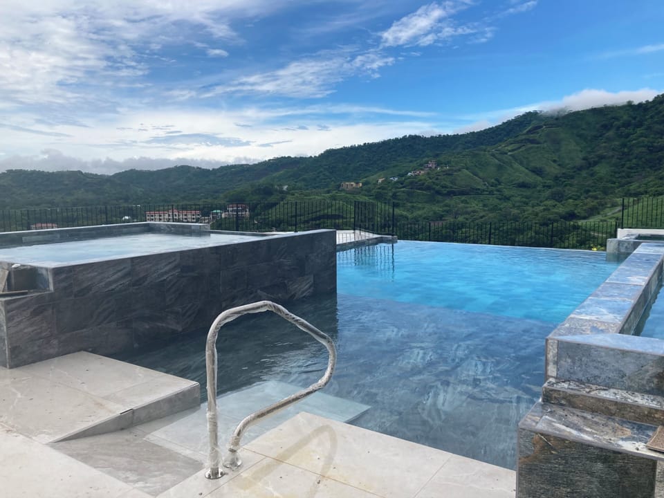 Specatacular view from new pool
