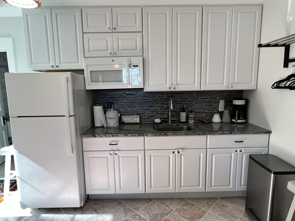 All new kitchenette with granite counters.