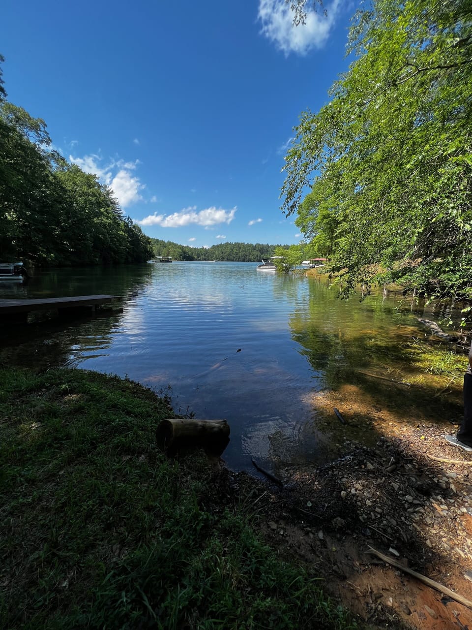 Lake access.