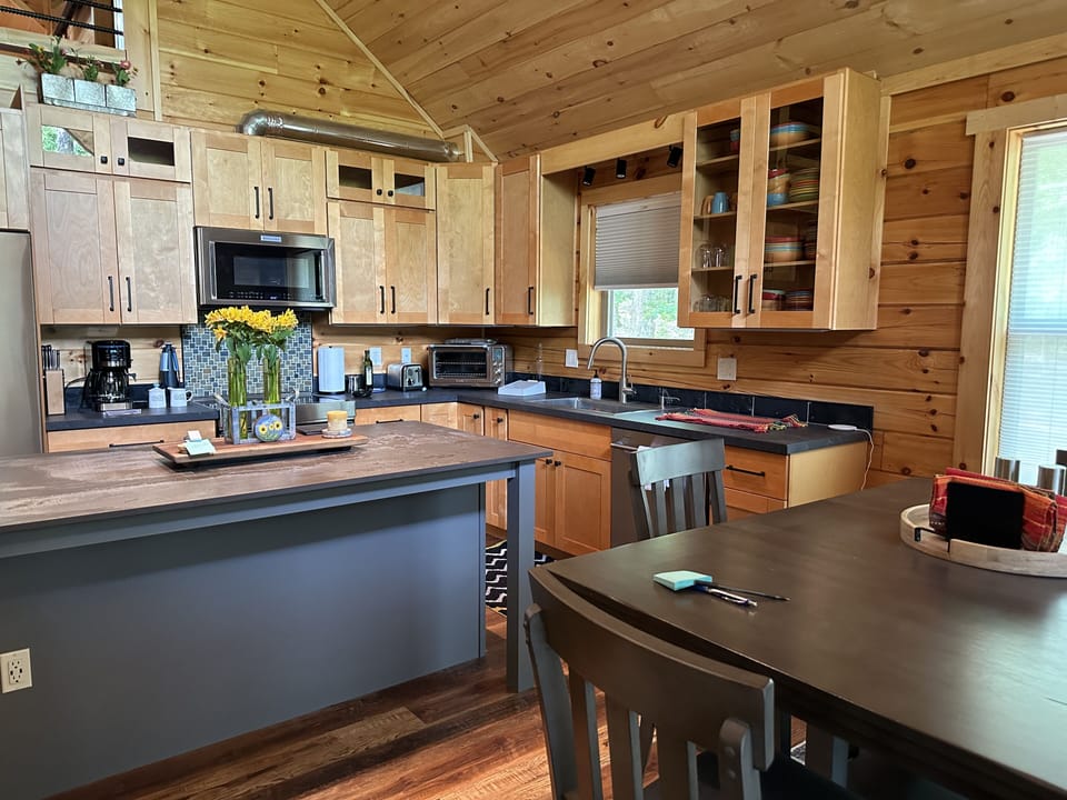 Kitchen and dining area