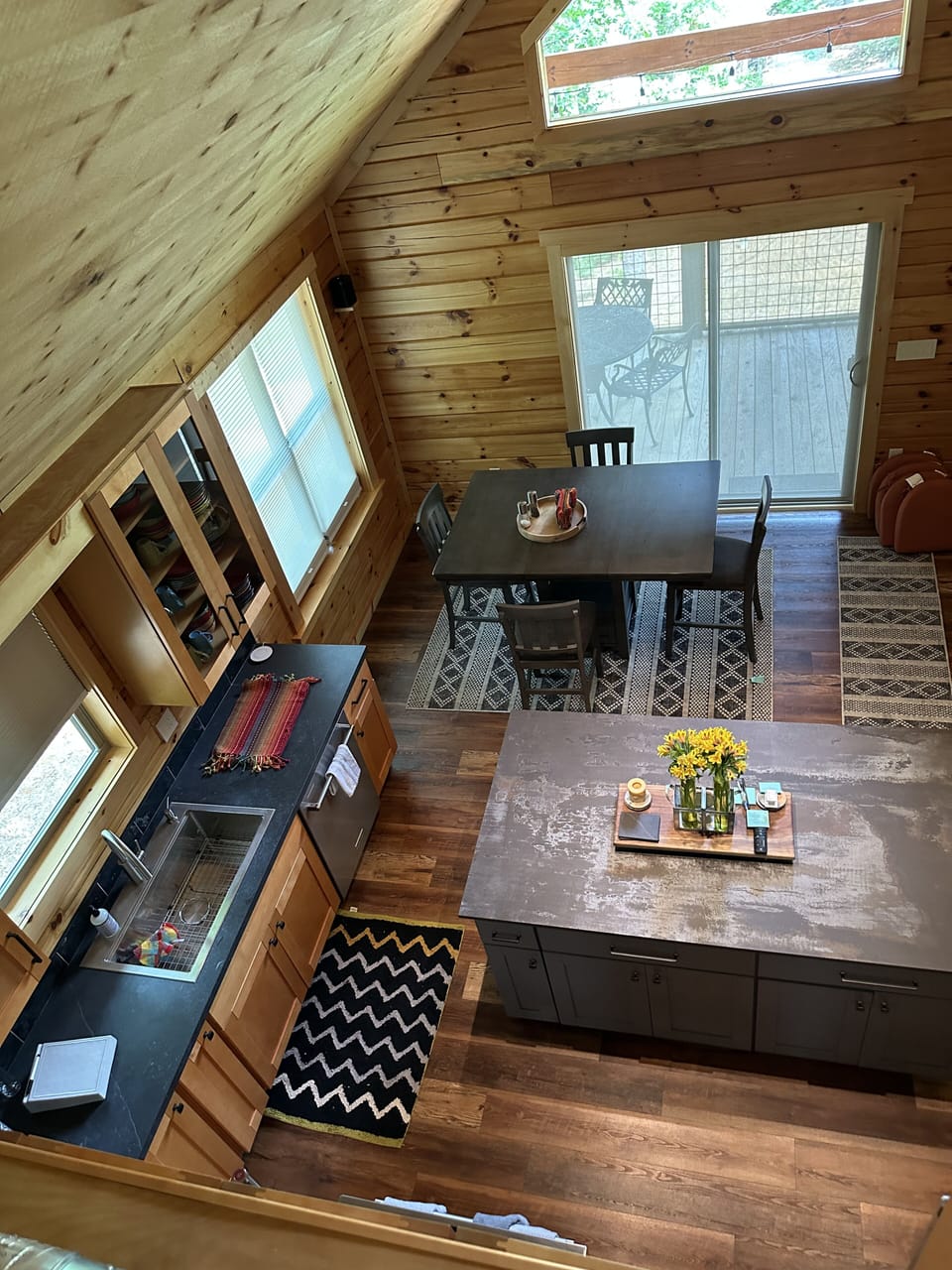 Kitchen and dining area