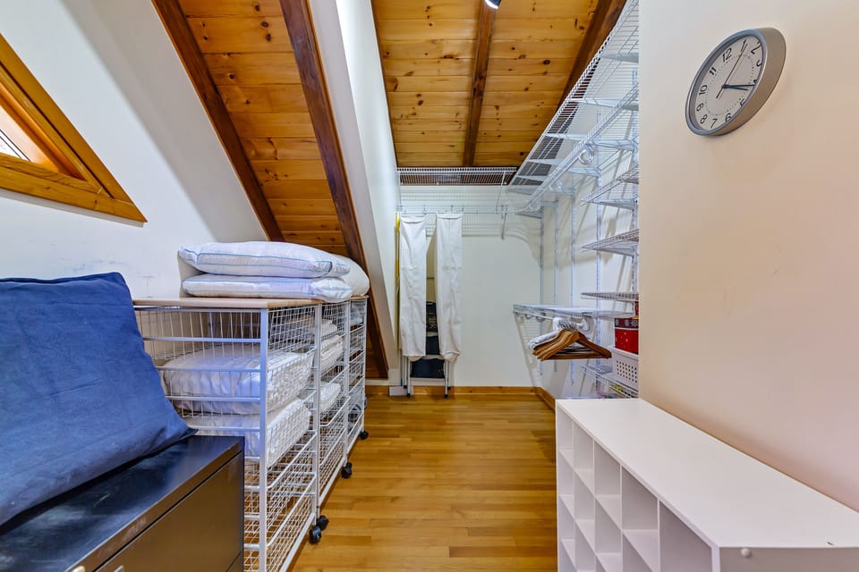 Master walk in closet