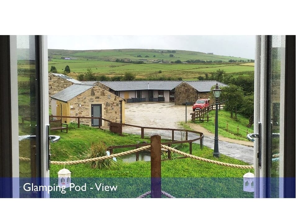 view from Heron glamping pod