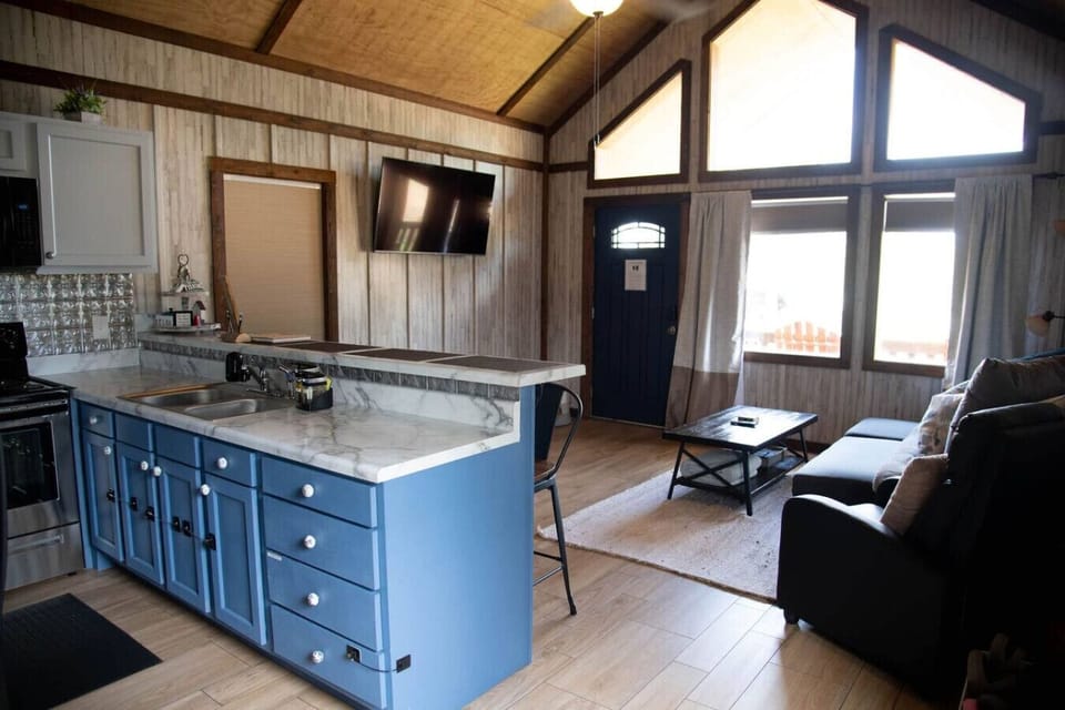 View from Hall to Front Door/Kitchen