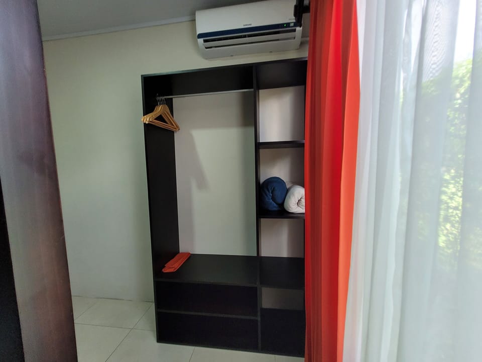 Bedroom 2: Bunk bed (Two single beds) with A/C unit