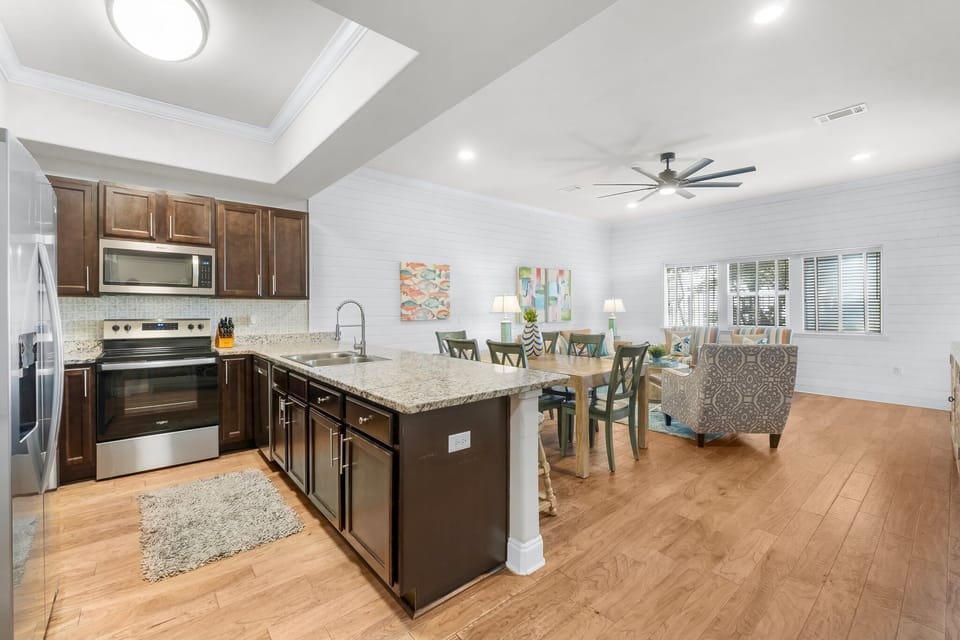 Open Concept Livingroom/ Dining 
