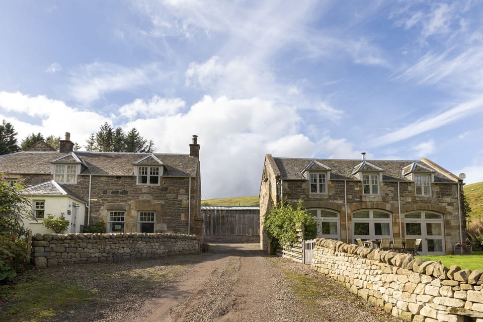 Shepherd's Cottage - external,  with The Coach House next door