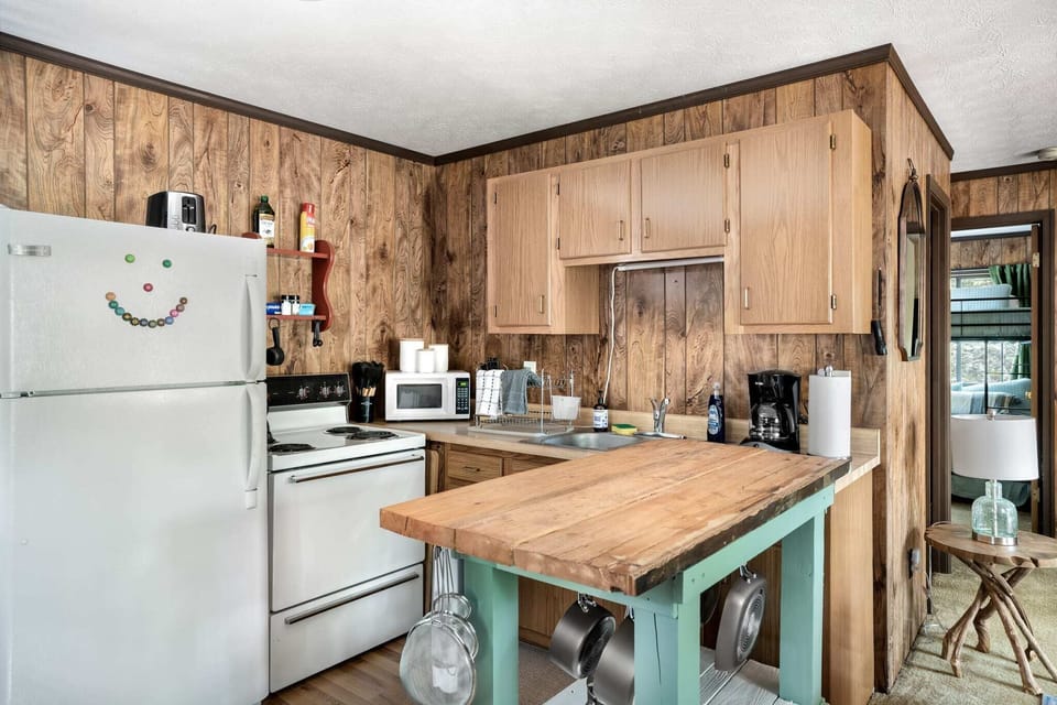Grab some local favorites and prepare them in our fully stocked kitchen