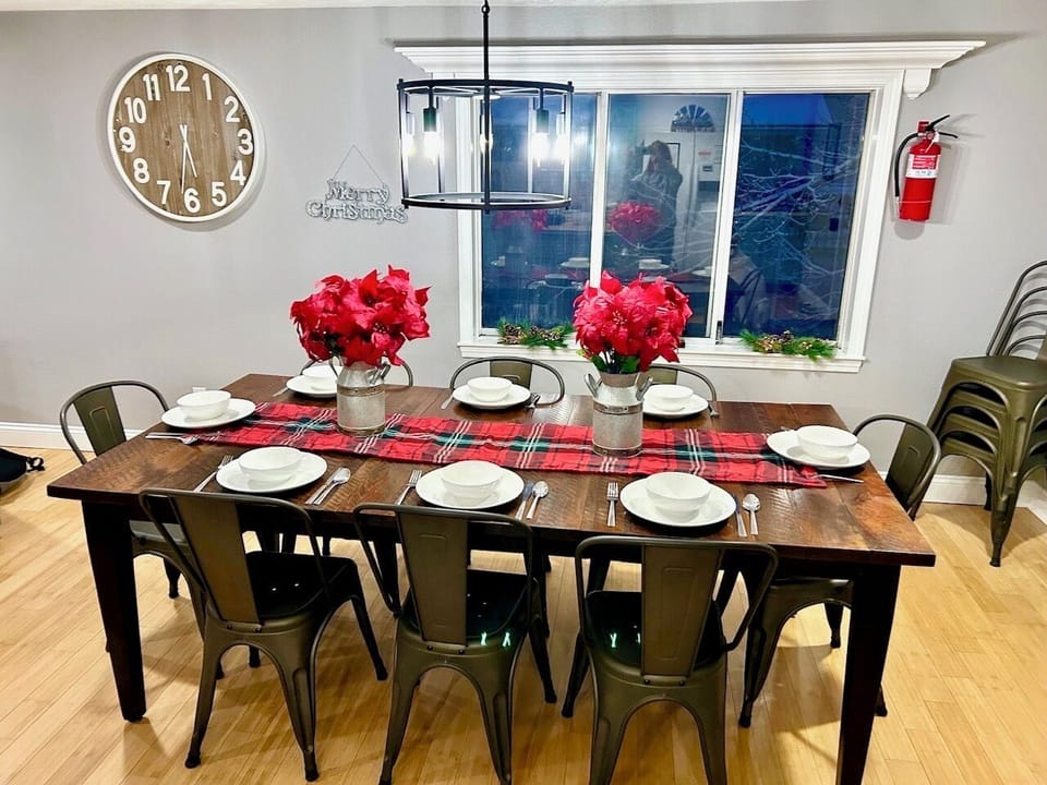 Our home is tastefully decorated for Christmas starting mid-November. 