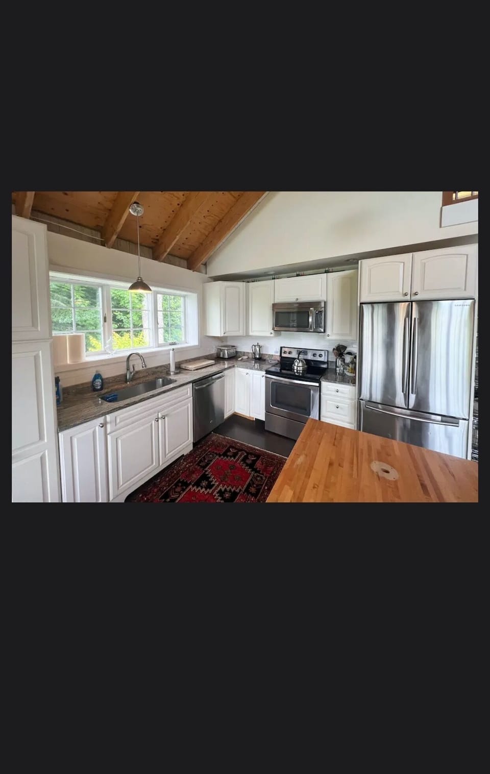 Fully stocked kitchen