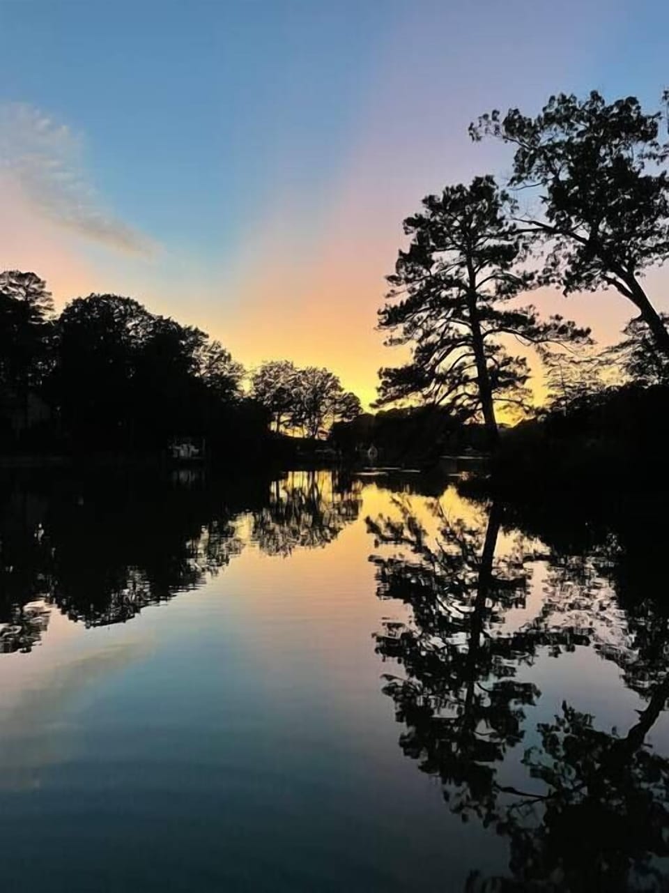 Sunset from the dock