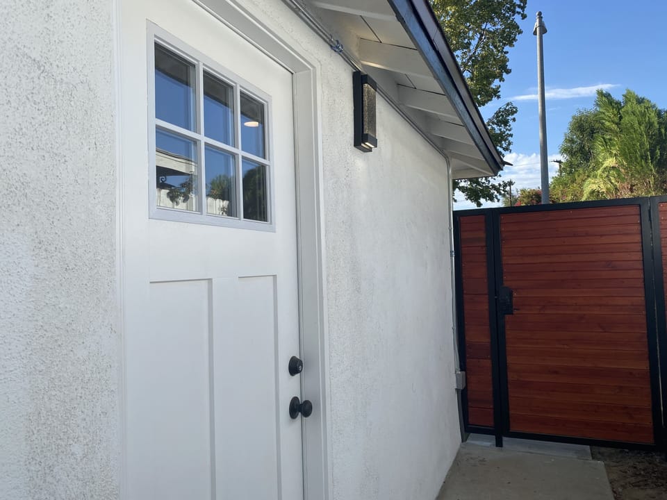 Private studio entrance