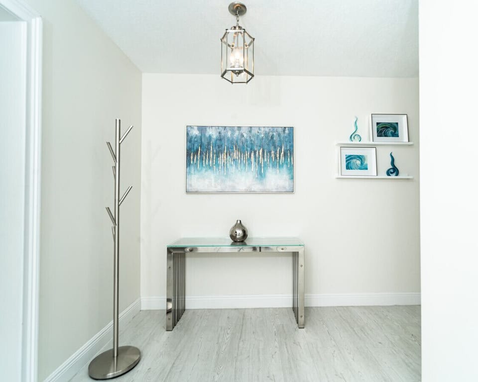 Wide welcoming entrance for wheelchairs too