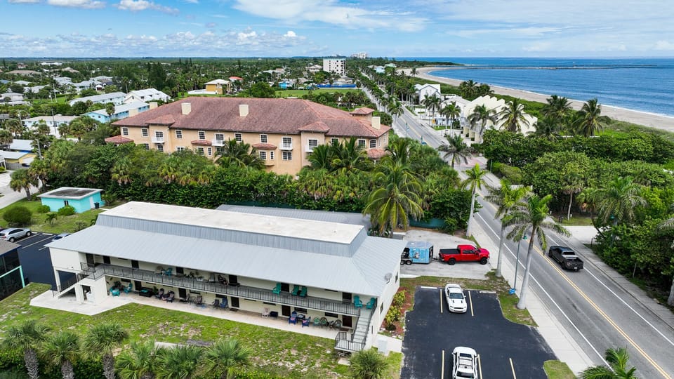 Aerial View of 715 South Ocean Drive