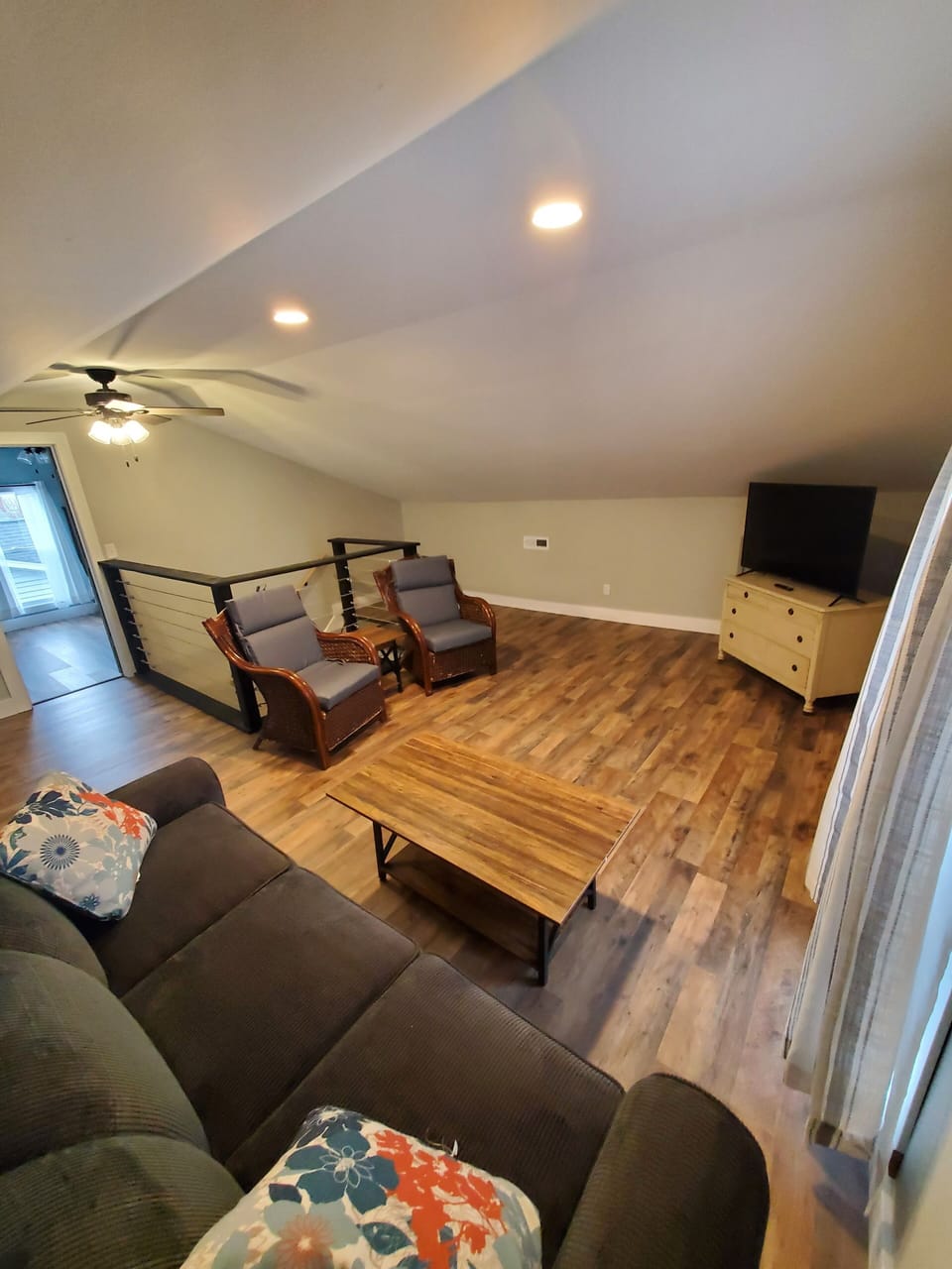 Secondary living room on second floor. 