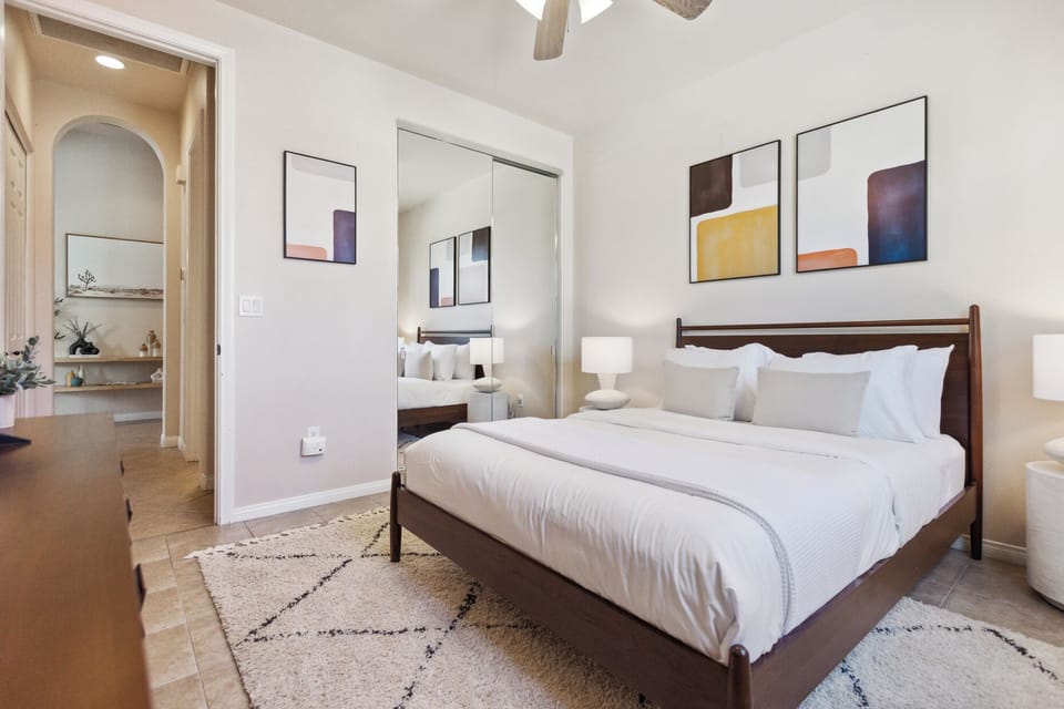 Bright and airy space where guests can relax and recharge in peace.