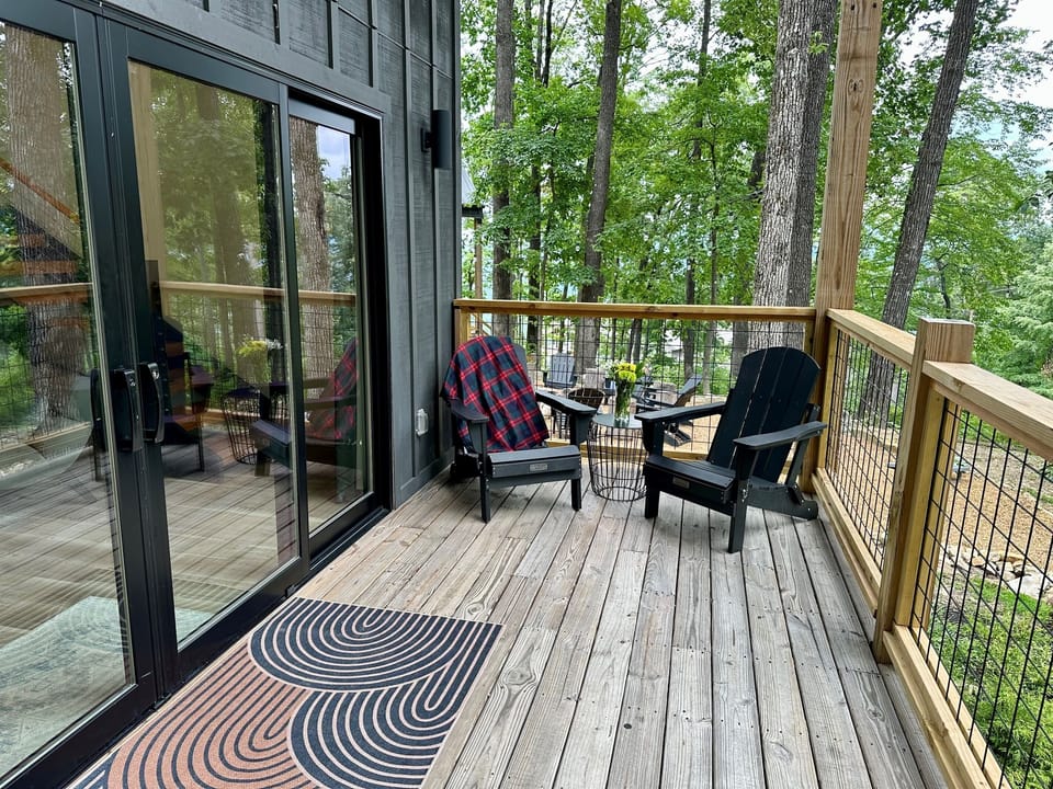 Front Deck - great for enjoying morning coffee or evening wine!