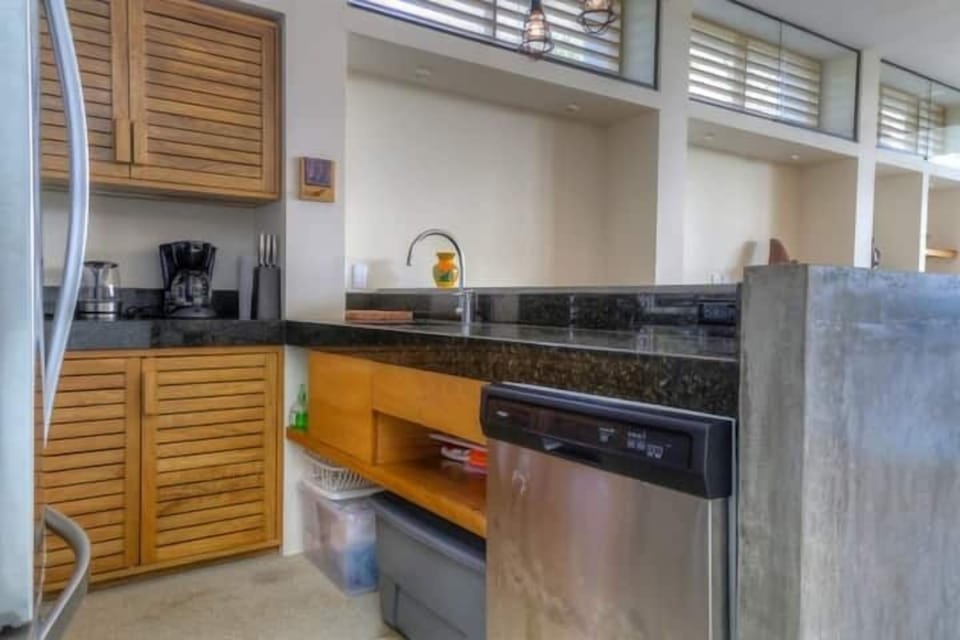 well equipped kitchen