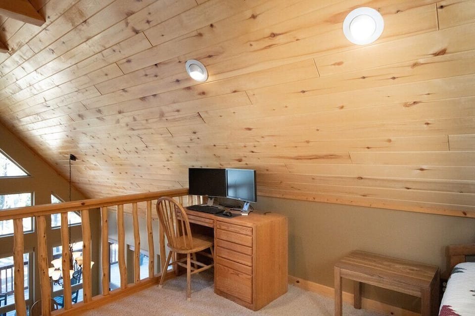 Work remotely (if you have to) in this space in the loft