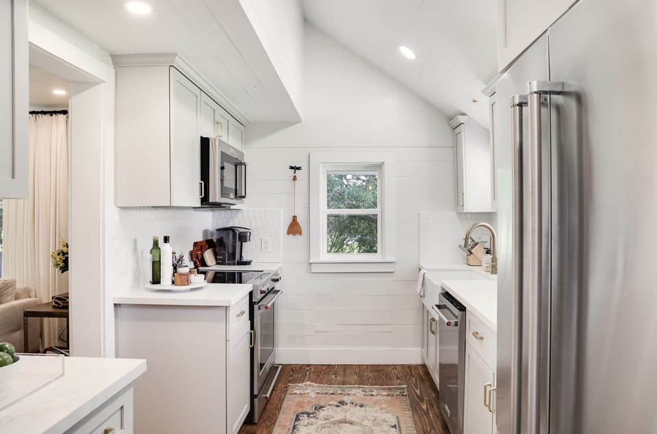 Fully-stocked kitchen