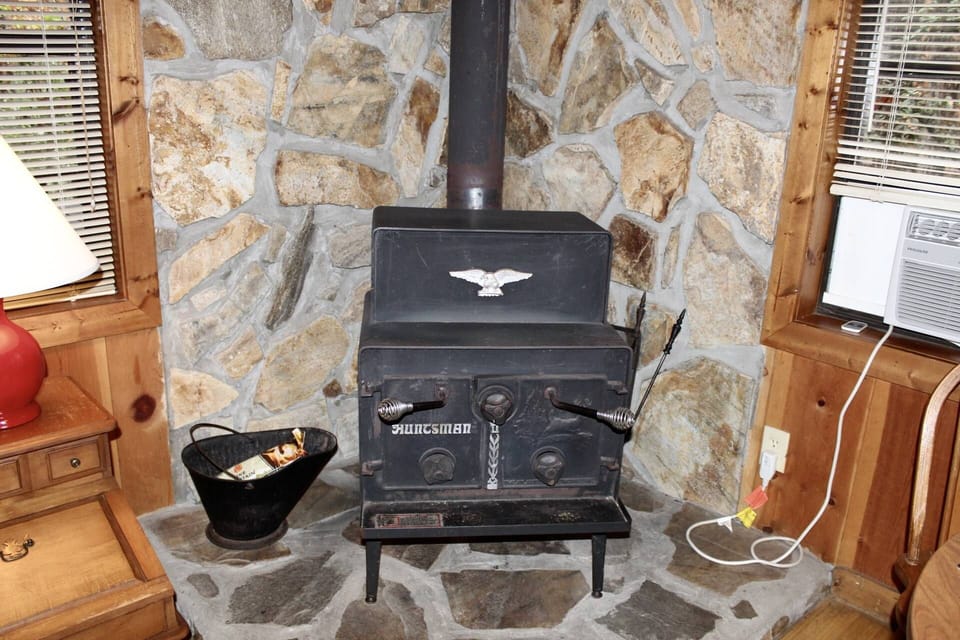 Woodstove will fill you with a warm feeling when cuddled up with a good book in the winter.