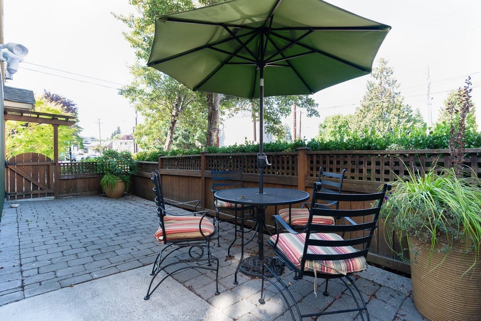 Get some fresh air with our spacious outdoor patio!
