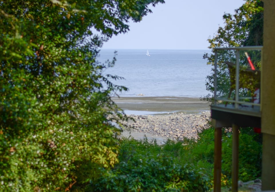 Waterfront location — steps from the sea