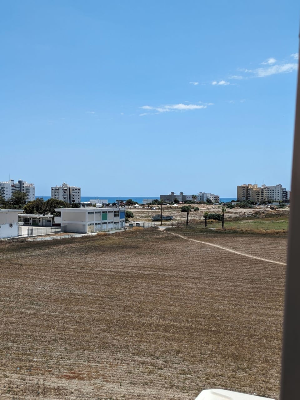 view from balcony