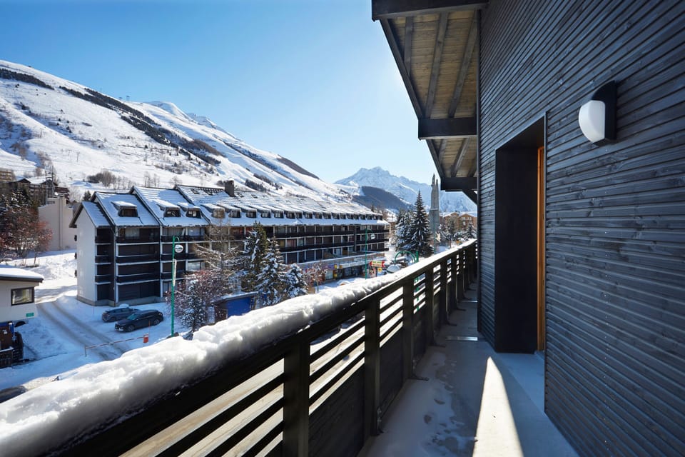 Open the door and step out onto your private balcony!