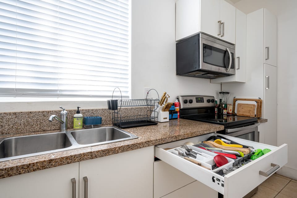 Kitchen with utensils