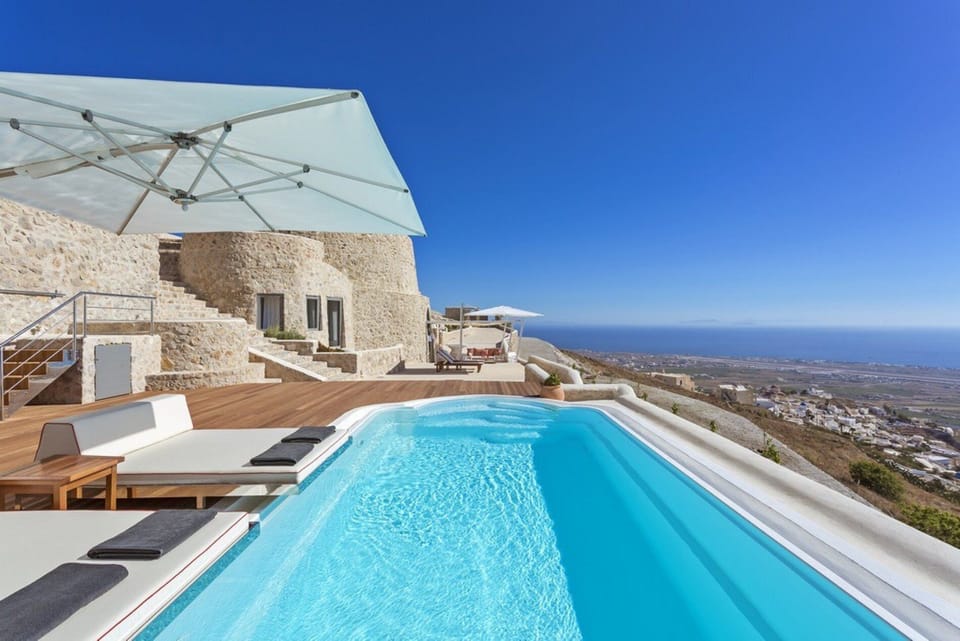 Kamini Villa in Pyrgos, Santorini, Greece