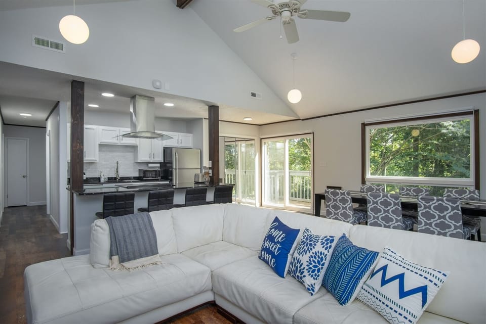 Living, Kitchen, and Dining Area