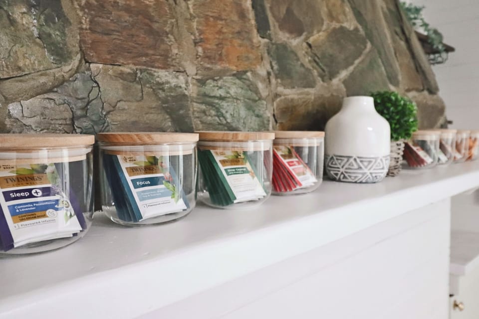 large tea selection