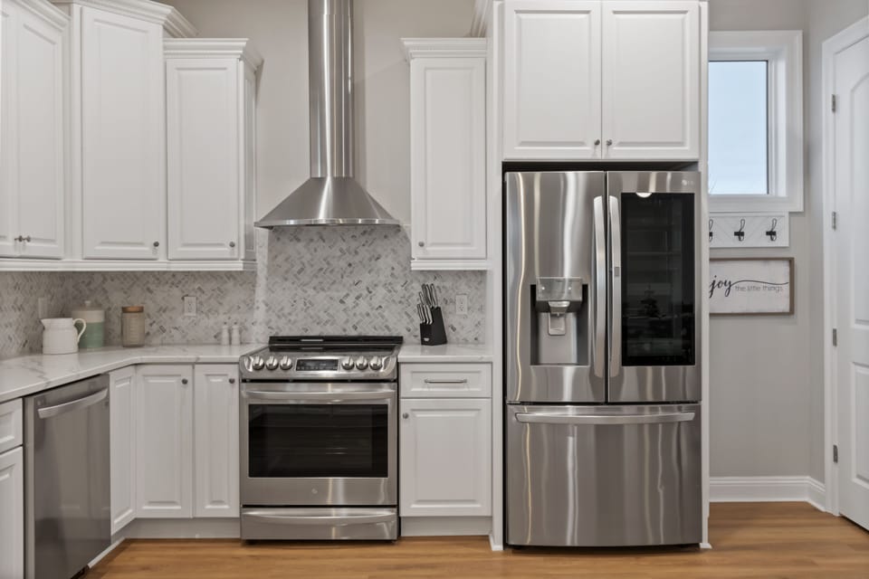 High end appliances and finishes