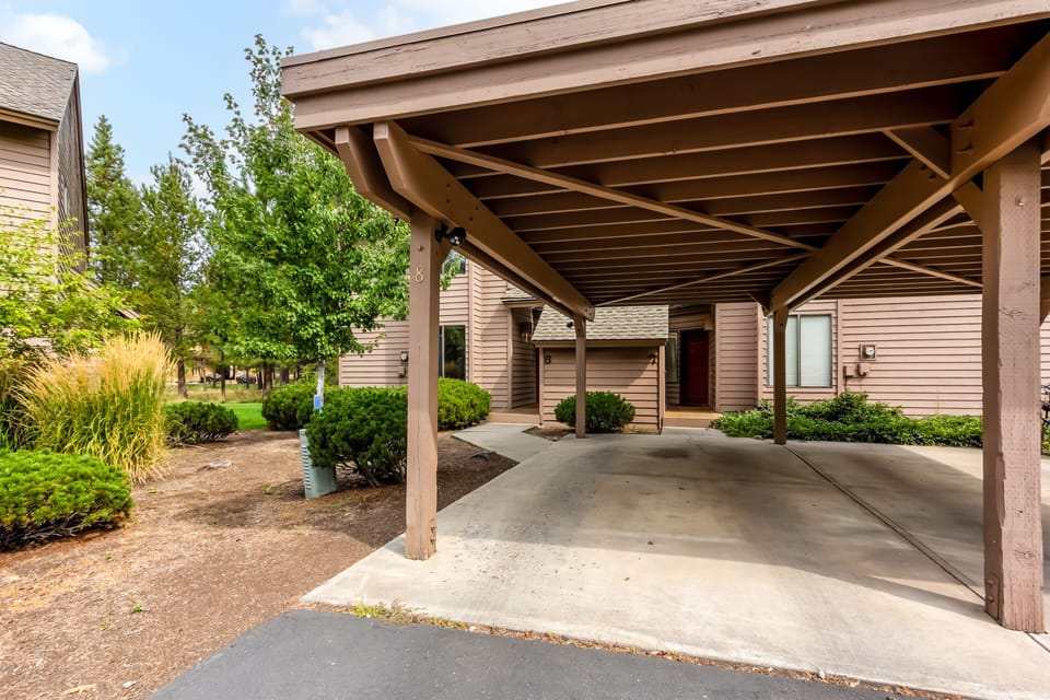 Skyline Condo 8 - Front Entry and Carport