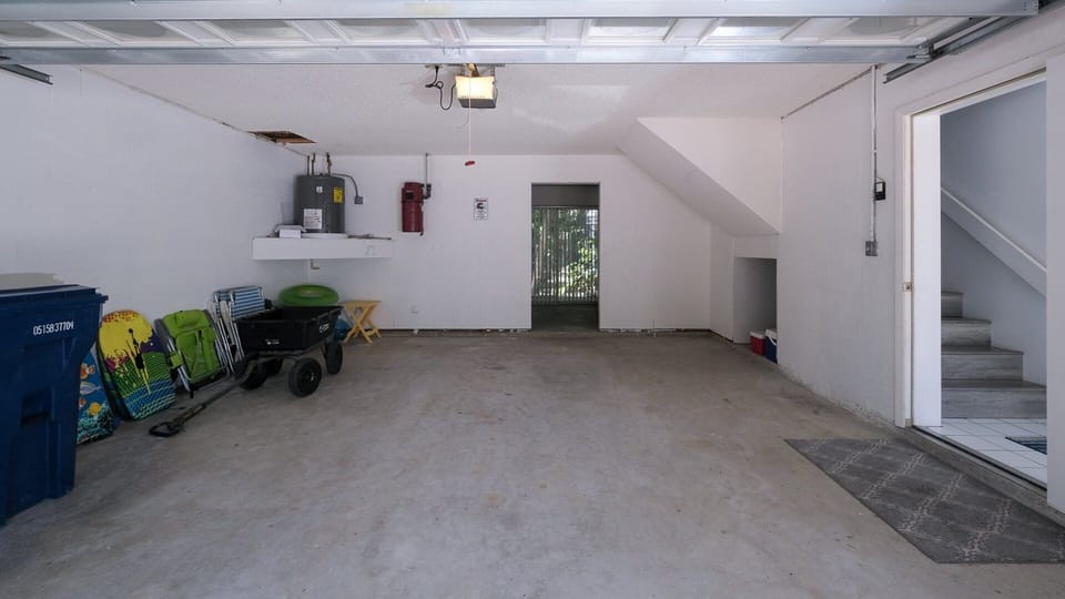 Garage Parking and Beach Gear