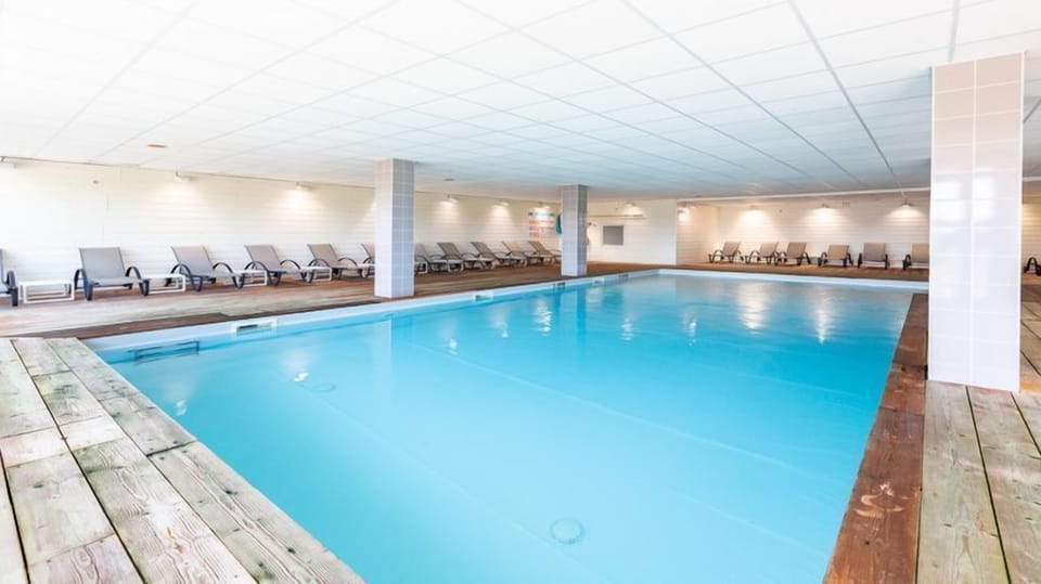 Spend time with family and friends in the indoor pool.