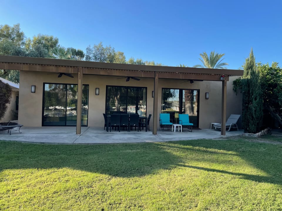 Patio from the backyard