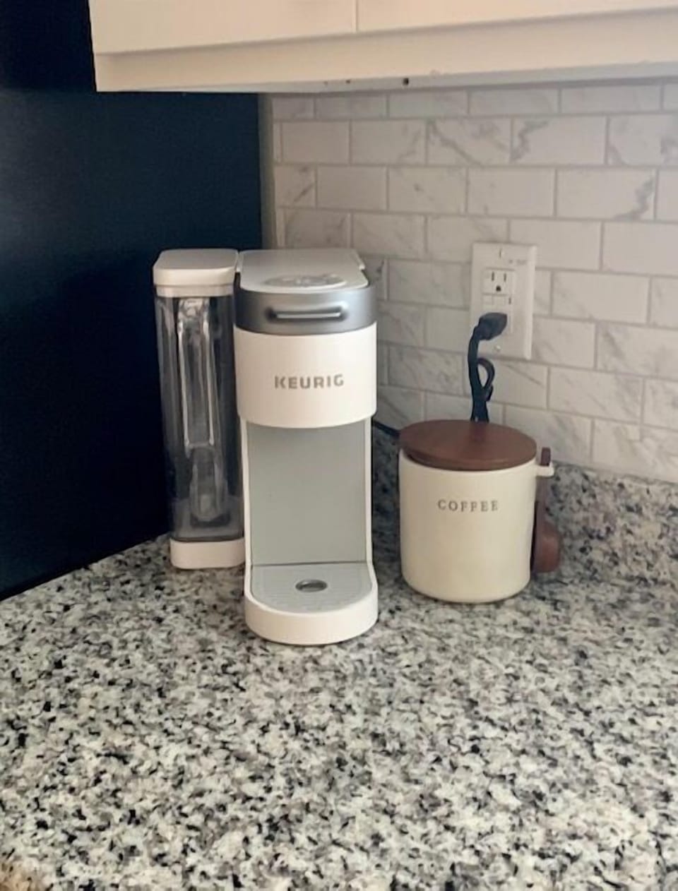 Wake up to a cup of coffee freshly made in the Keurig