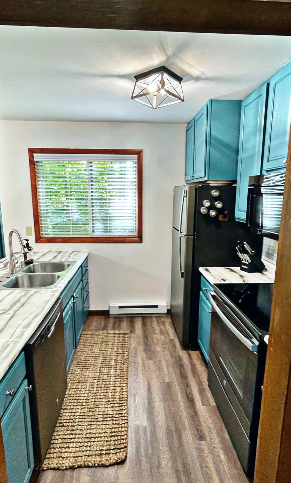Well stocked, modern kitchen