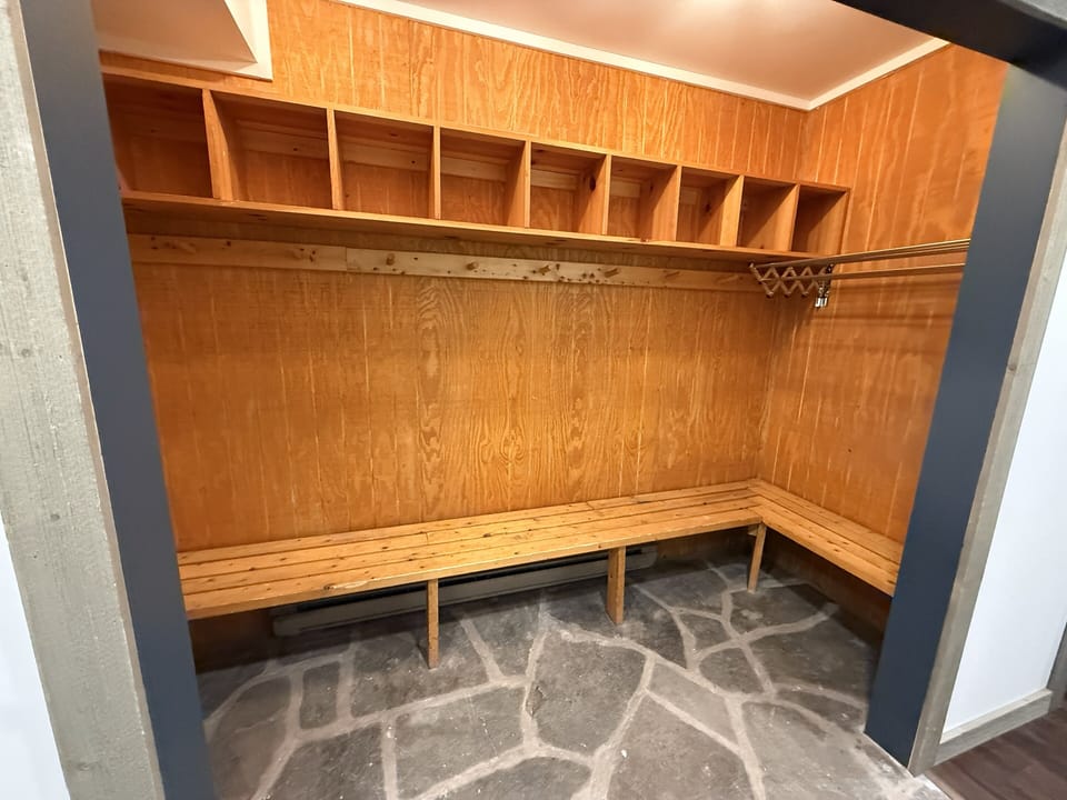 Ski Locker area for all your gear