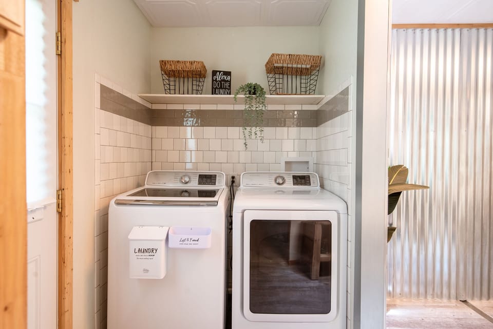 laundry in master bathroom