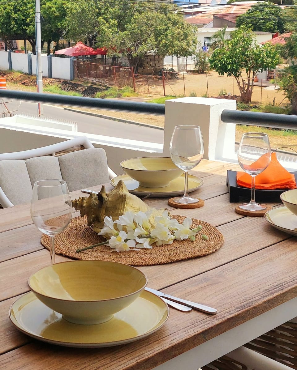 dining outside