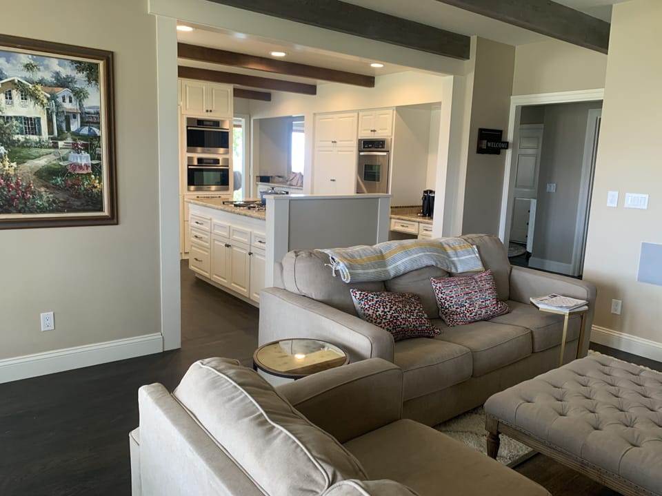Small Family Room off the Kitchen