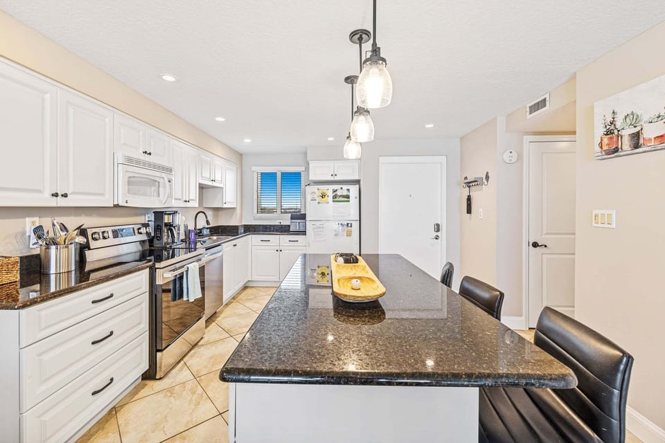 Fully equipped kitchen for all your cooking needs.