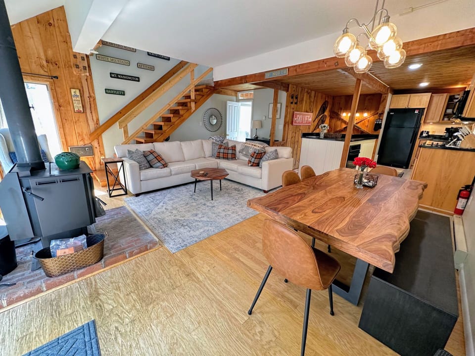 Side view of the main living space