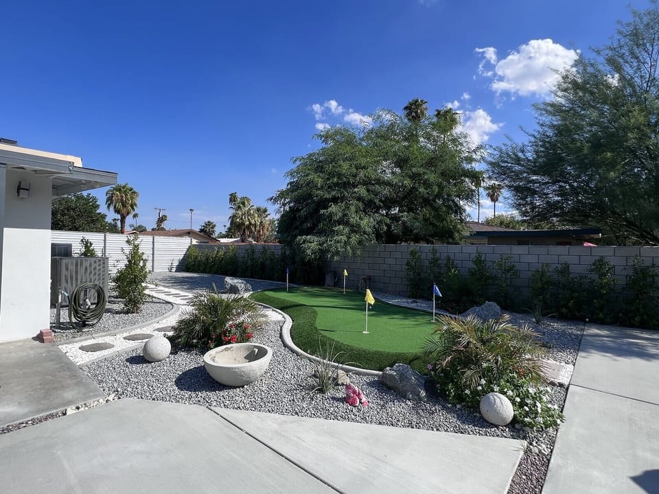 Our 18ft by 24ft Mini Golf Course