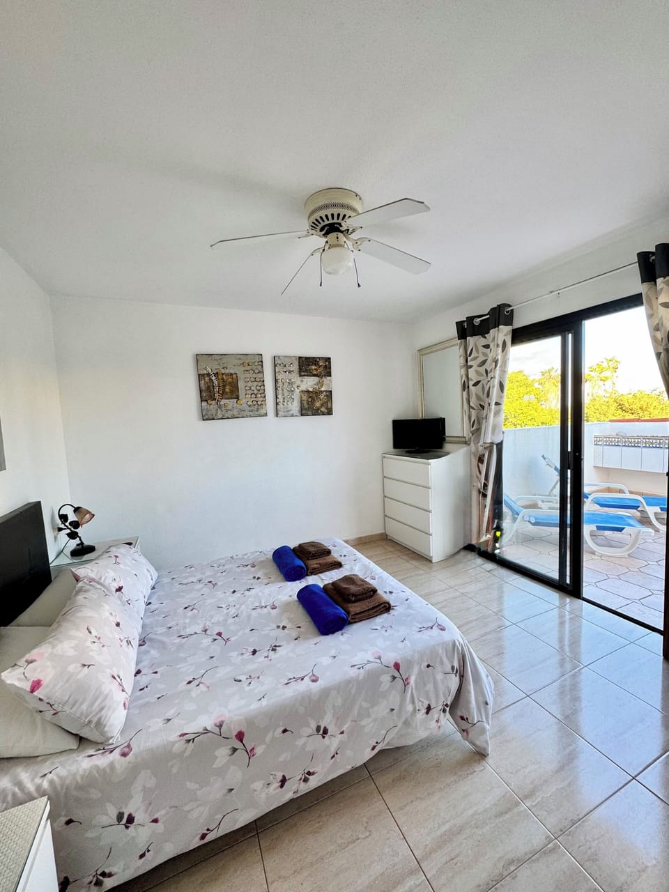 Master bedroom with en-suite, leading on to balcony