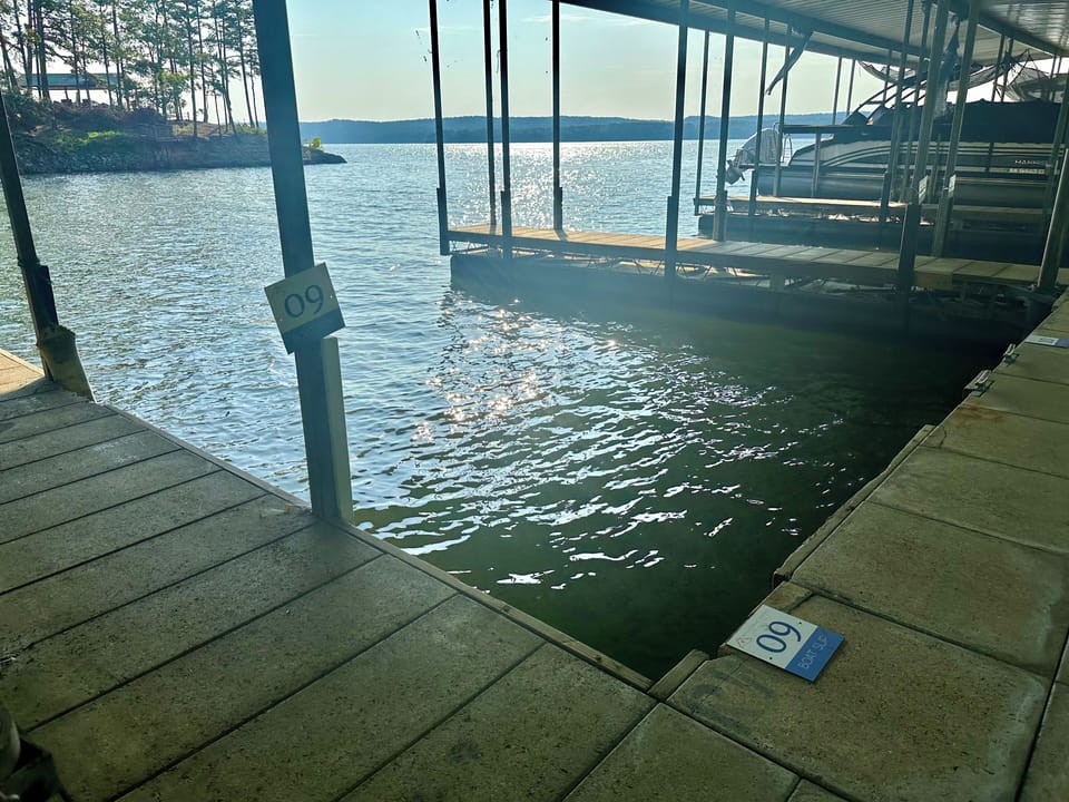 Boat Slip - covered in the Lands of Pickwick Marina