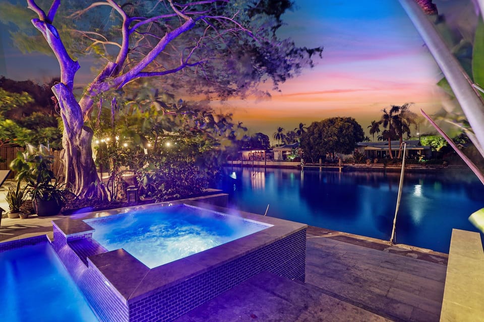 Where a sunny swim turns into an evening dip